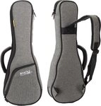 Rocktile Gitarrentasche Tasche f&uuml;r Sopran-Ukulele Grau/Schwarz - Komfort &