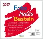 Korsch Verlag Wandkalender Foto-Malen-Basteln Bastelkalender quer wei&szlig; 2027