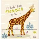 Korsch Verlag Wandkalender Ich hab dich tierisch gern 2027