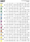 Wandkalender Der Springende Punkt wei&szlig; 2027
