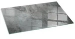 Tulup Bodenschutzplatte Grau Rohbeton, Schutzplatte aus Geh&auml;rtetem Glas