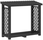vidaXL Kaminholzregal Brennholzregal 114 x 46 x 101 cm PP Anthrazit,...