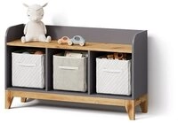 Livinity&reg; Sitzbank Mailo, Grau/Artisan/Artisan, 107.2 x 63.8 cm XL mit 3...