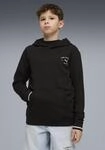 Kapuzensweatshirt PUMA "CLASS GRAPHIC HOODIE TR B", Jungen, Gr. 176, puma schwarz,