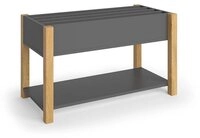 VitaliSpa&reg; B&uuml;cherregal Malia, Grau/Eiche, 80 x 46 cm, 1-tlg.