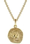 trendor Kette mit Anh&auml;nger 75905-02, Sternzeichen f&uuml;r Kinder Wassermann Gold...
