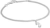 trendor Silberarmband 21590-J, M&auml;dchen mit Buchstabe J 925 Silber Rhodiniert