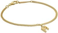 trendor Silberarmband 21602-M, M&auml;dchen mit Buchstabe M 925 Silber Vergoldet