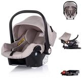 Chipolino Babyschale Aura Set Isofix 40-85 cm, ab: 0, bis: 1.25, mit i-Size...