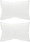 vidaXL Kopfkissen Kopfkissen 2 stk. 30 x 50 cm Australische Wolle Wei&szlig;, Bezug:...