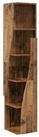 vidaXL Eckschrank Eckschrank 27,5x27x140cm Holzwerkstoff Altholz (1-St)