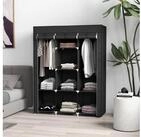 HOMCOM Stoffschrank Faltschrank f&uuml;r Schlafzimmer, Ankleidezimmer,...