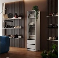 Vicco Kleiderschrank Elmo, Wei&szlig;, 50 x 200 cm
