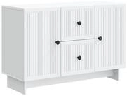vidaXL Sideboard Sideboard Wei&szlig; 89 x 34,5 x 60 cm Holzwerkstoff (1 St)