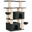 vidaXL Kratzbaum 147 cm Kratzbaum Katzenbaum mit Sisal-Kratzs&auml;ulen 2 Stk...