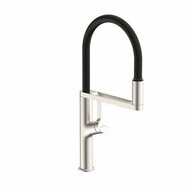 Naber K&uuml;chenarmatur K&uuml;chenamatur Wasserwerk Aria, edelstahlfarbig, Hochdruck