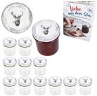 MamboCat Einmachglas 12er Set Sturzglas 350ml Einmachglas + TO-Deckel 82 Alois