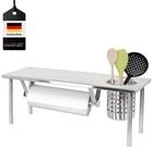 bremermann K&uuml;chenregal K&uuml;chenregal mit Rollenhalter und Utensilienhalter,...