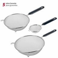 WESTMARK Passiersieb Set 3tlg., Teesieb &oslash; 7 cm + Haushaltssiebe &oslash; 16 cm u. 20...