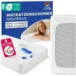 Matratzenschoner Wasserdichter - Atmungsaktive Matratzenauflage Blumtal, mit