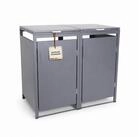 Albatros International M&uuml;lltonnenbox M&uuml;lltonnenbox 3er Hauswandversion, 120L bis