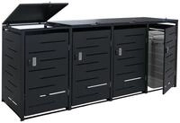 PROREGAL&reg; M&uuml;lltonnenbox M&uuml;lltonnenverkleidung, HxBxT, erweiterbar, Material,...