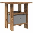 vidaXL Nachttisch 41 x 40 x 45 cm Nachttisch Nachtschrank Nachtkommode mit...