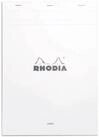 Rhodia Notizheft 5x Gehefter Notizblock No.18 A4 80 Bl liniert Rand 80g Wei&szlig;...