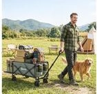 Outsunny Bollerwagen Gartenwagen 90 kg belastbar, klappbar Transportwagen