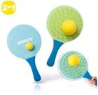 alldoro Beachballschl&auml;ger Stick & Play Beachball-Set - 2in1 R&uuml;ckschlagspiel...