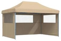 vidaXL Partyzelt Partyzelt 292 x 440 x 315 cm Beige Oxford-Stoff