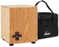 XDrum Cajon Junior Peruana Ash f&uuml;r Kinder mit Snare-Effekt und Tasche, inkl....