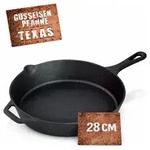 BBQ Boss Bratpfanne Gusseisenpfanne "Texas" Eisenpfanne Gu&szlig;pfanne iron pan,