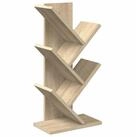 vidaXL B&uuml;cherregal Baumb&uuml;cherregal 4-st&ouml;ckig 30 x 18 x 60 cm Holzwerkstoff,...