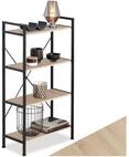 tectake B&uuml;cherregal Standregal, inklusive Kippschutz, 67,5 x 31,5 x 121,5 cm,