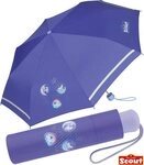 Scout Taschenregenschirm Mini Kinderschirm reflektierend bedruckt, extra leicht...