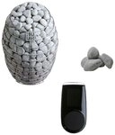Palmako Saunaofen Huum Drop, externe Steuerung, &raquo;UKU&laquo;, (Set), 6 kW, externe...