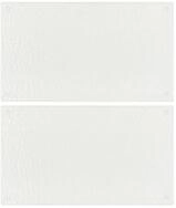 vidaXL Schneidebrett Schneidebretter 2 Stk. Transparent Blasenmuster Hartglas,...