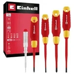 Einhell Werkzeugset, (5-tlg), Elektriker-Schraubendreher-Set 5-tlg. (Isolierte