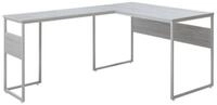 en.casa Eckschreibtisch, &raquo;Karlstang&laquo; L-f&ouml;rmig Stahlgestell 166 x 120 x 75 cm