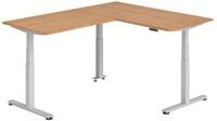 b&uuml;m&ouml; Schreibtisch Eckschreibtisch XDSMW, Eckform: 160 x 200 cm - Dekor:...