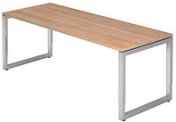 b&uuml;m&ouml; Schreibtisch b&uuml;m&ouml; Schreibtisch Serie-R, Rechteck: 200 x 80 cm - Dekor: