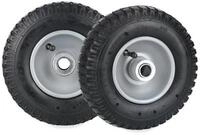 relaxdays Schubkarren-Rad Schubkarrenrad 2.50-4 im 2er Set (2 St)