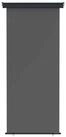 vidaXL Seitenmarkise Balkon Seitenmarkise 100 x 250 cm 100% Polyester Eisen...