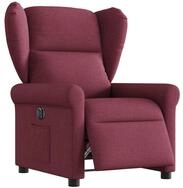 vidaXL Sessel Relaxsessel Elektrisch Weinrot Stoff (1-St)