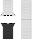 Nalia Smartwatch-Armband Apple Watch 38mm/40/41/42(Serie 10), Magnetisches Silikon