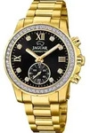 JAGUAR Multifunktionsuhr Jaguar Damenuhr Edelstahl gold Jaguar,...