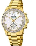 JAGUAR Multifunktionsuhr Jaguar Damenuhr Edelstahl gold Jaguar,...