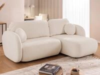 S-Style M&ouml;bel Ecksofa L- Form Candy mit Schlaffunktion und Stauraum aus