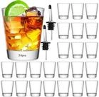 LuxusKollektion Schnapsglas 24x Rock Schnapsgl&auml;ser 60ml Set Geschenkbox